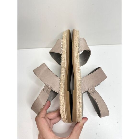 Eileen Fisher Sandals Womens Size 6 Gray Slingback Espadrille Shoes - Picture 5 of 7